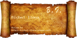 Bichel Ilona névjegykártya